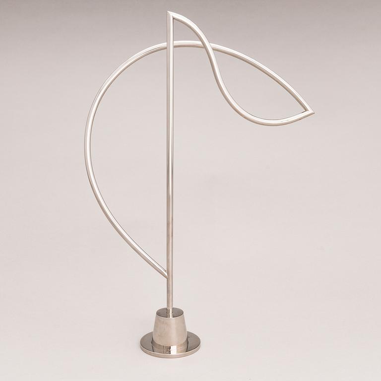KARI HUHTAMO, sculpture, steel, signed and dated 1990, numbered 2/5.