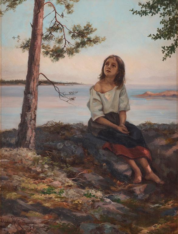 Nina Ahlstedt, Girl lost in thought.