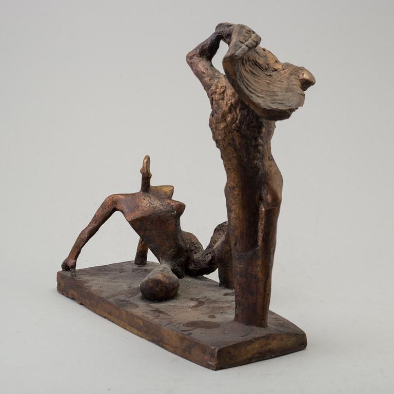 WILLY GORDON, sculprure, bronze, signed 16/25. Dated -84.