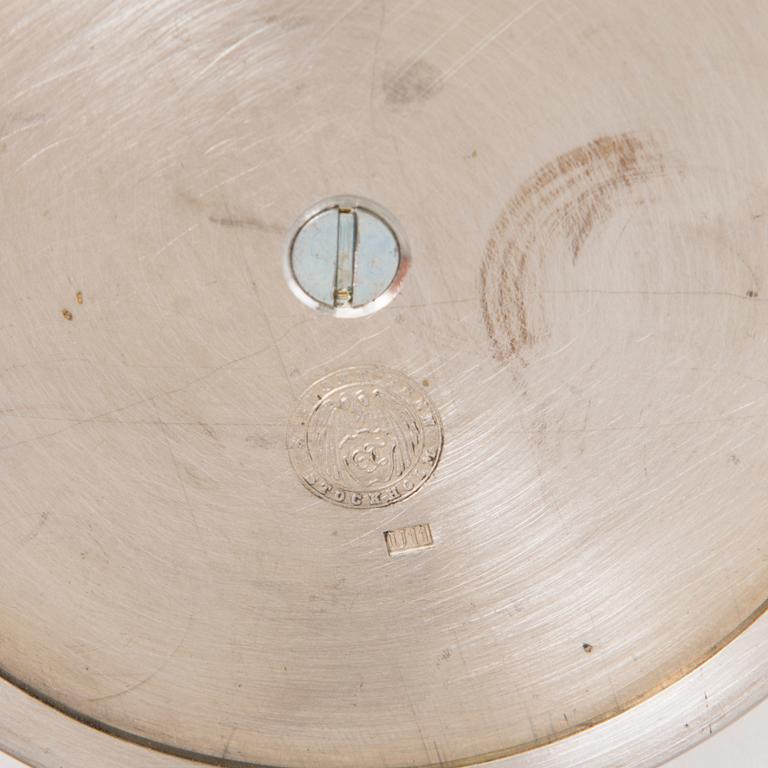 LJUSSTAKAR, ett par,"Plexi" tenn och plexiglas, Josef Frank och Estrid Ericson, Firma Svensk Tenn, 2018.