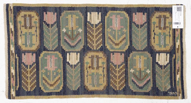 Märta Måås-Fjetterström, Tapestry 'The Medallions', rölakan, approx. 82 x 43 cm, signed AB MMF.