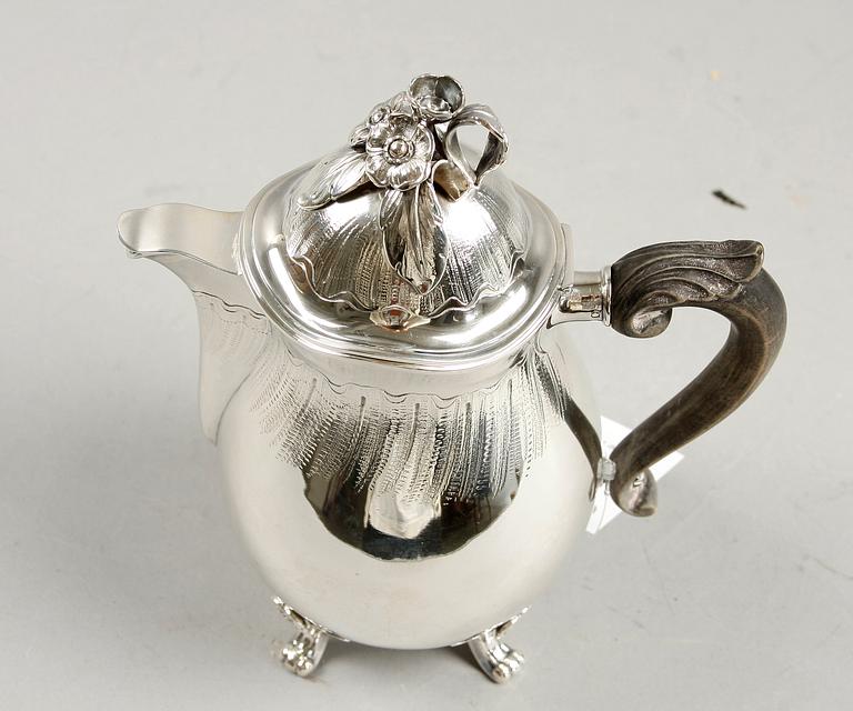 KAFFEKANNA, sterlingsilver, Ikora AB, 1952.