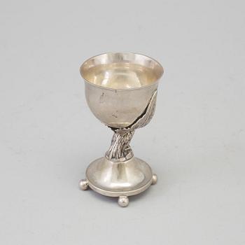 A 20 the century danish silver baptism cup. Tot weight 55 gram.