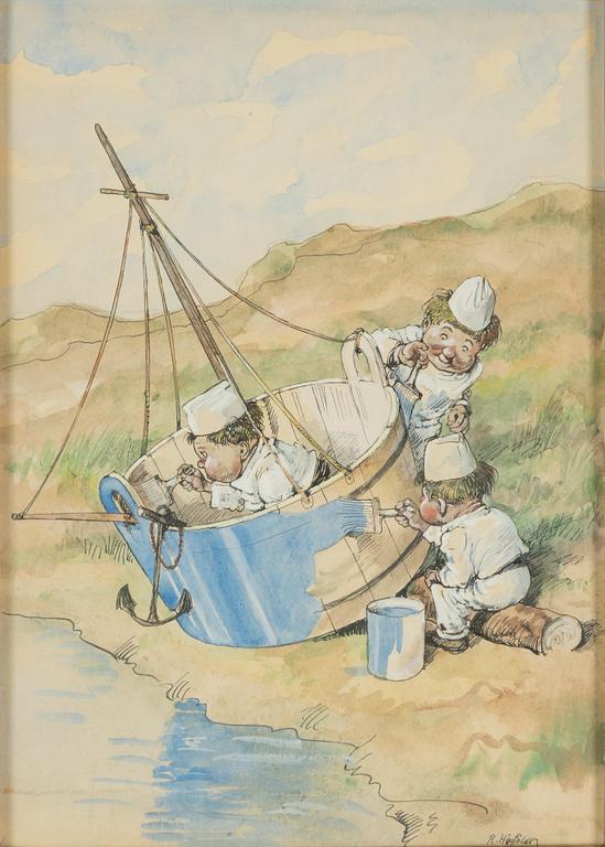 Robert Högfeldt, Båtbyggarna.