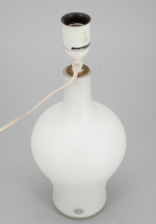 BORDSLAMPA, glas, design, Greta Lisa Jäderholm-Snellman, Iittala 1900-talets mitt.