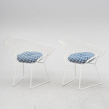 Harry Bertoia, a pair of "Diamond Chair", second half of the 20th century.