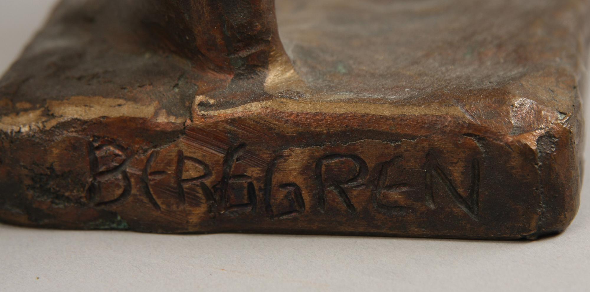 SIGGE BERGGREN, brons, sign.