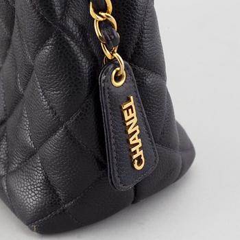 CHANEL, a quilted caviar leather bag, 1994-1996.