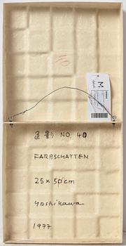 Yoshikawa Shizuko, "Farbschatten no 40".