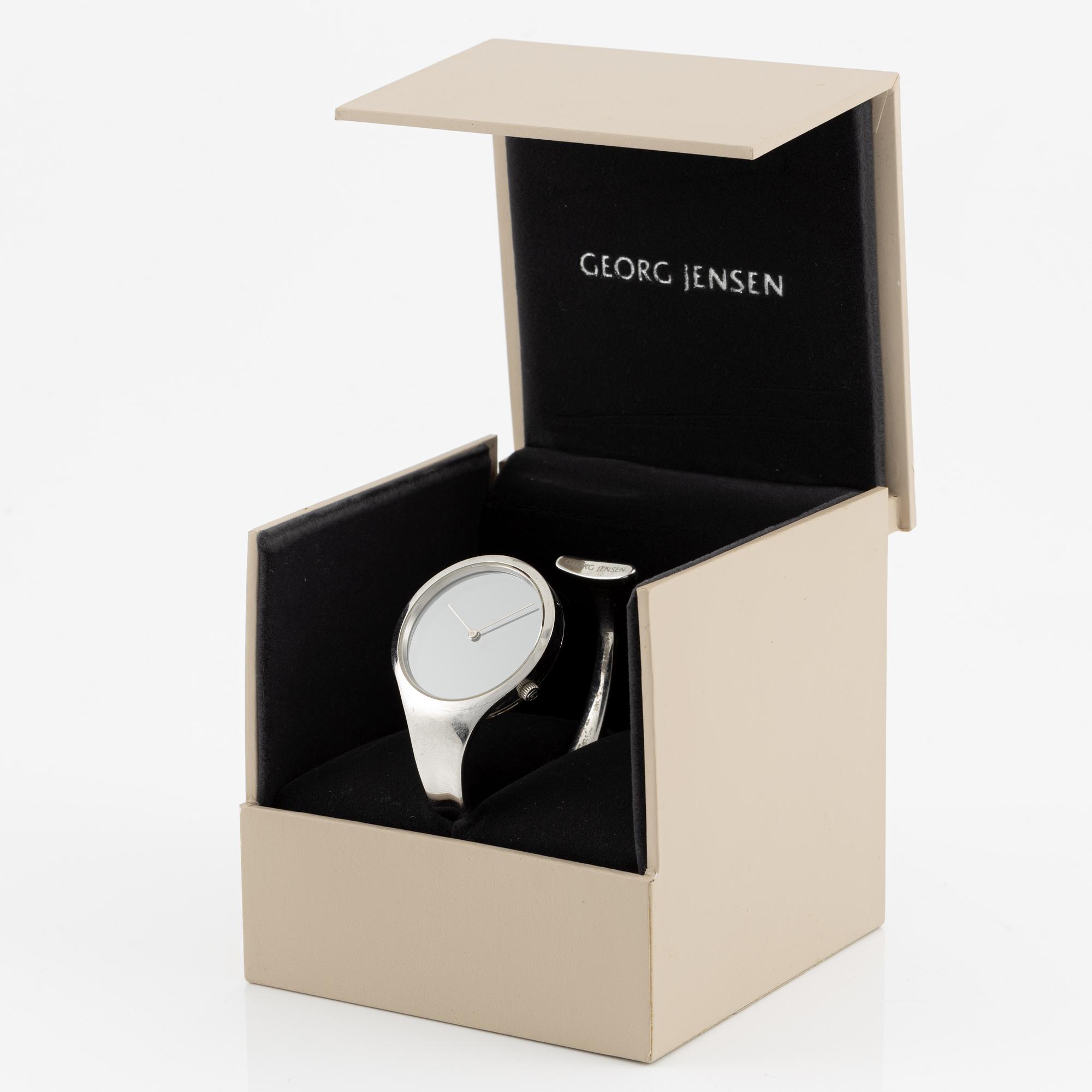 Georg Jensen, Vivianna, design Torun Bülow, armbandsur, 33 mm.