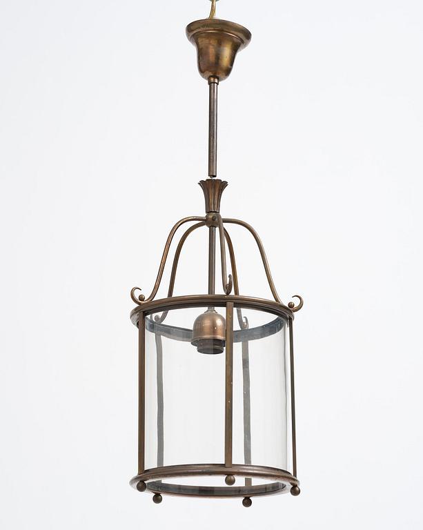 Harald Notini, a ceiling lamp model "6051", Arvid Böhlmarks Lampfabrik, Stockholm, 1920s-30s.