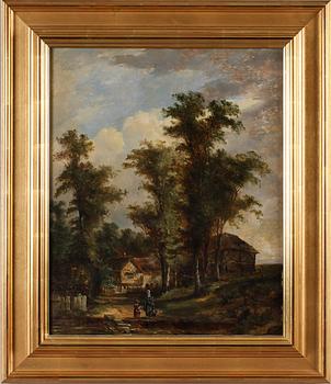 NORWICH SCHOOL, olja på pannå, ej signerad, England, 1800-talets första hälft.