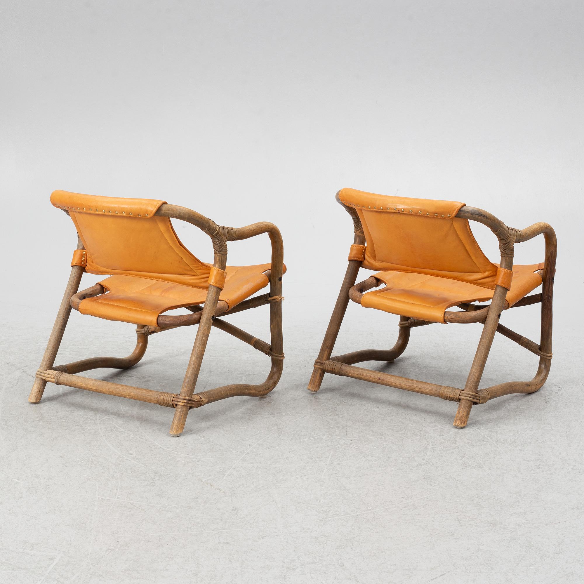 Armchairs, a pair, "Espri", Ikea, 1970s.