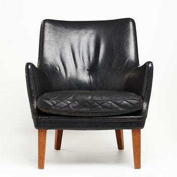 A 1950s/1960s easy chair by Arne Vodder, Ivan Schechter, Denmark.