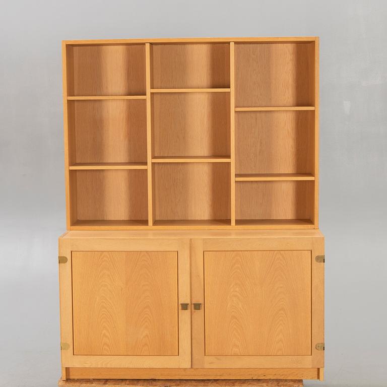 Cabinet / bookshelf, oak, HG furniture, Denmark.