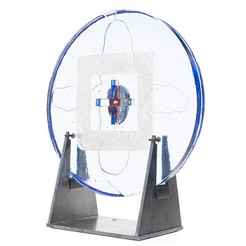 Bertil Vallien, Sculpture, art glass. Kosta Boda, limited edition of 100. Signed and numbered.