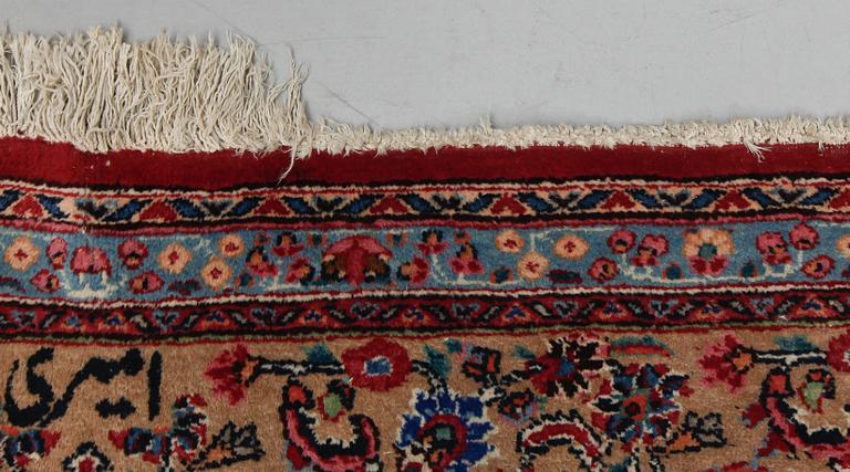 MATTA, troligen Sabzevar, old, bär inskription, ca 290 x 192 cm.