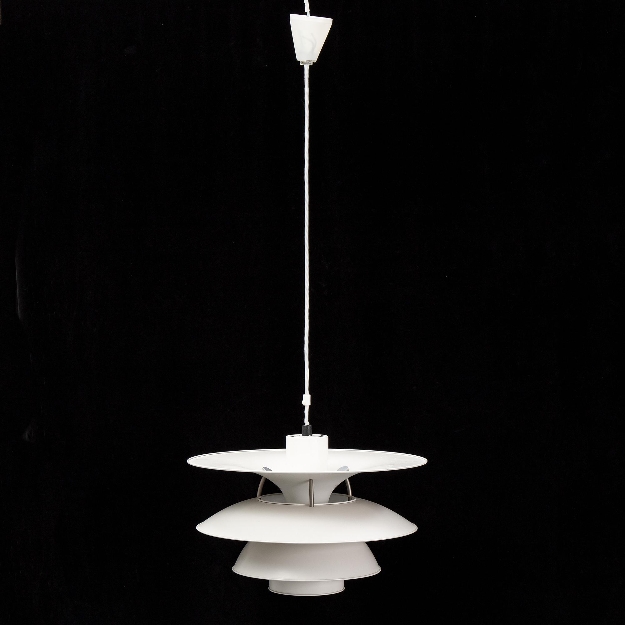 A 'Charlottenborg' ceiling light by Ebbe Christensen, Sophus Frandsen and Poul Henningsen for Louis Poulsen, Denmark.