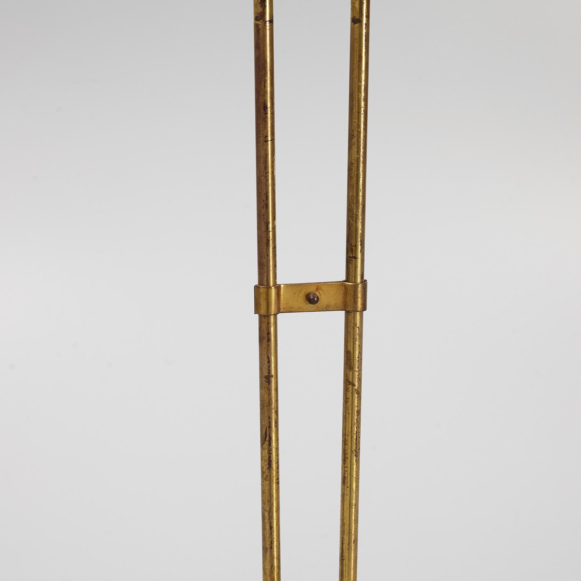 Ernest Igl, floor lamp, "Pfeifenstopfer", Hillebrand Leuchtenfabrik, Germany 1950s.