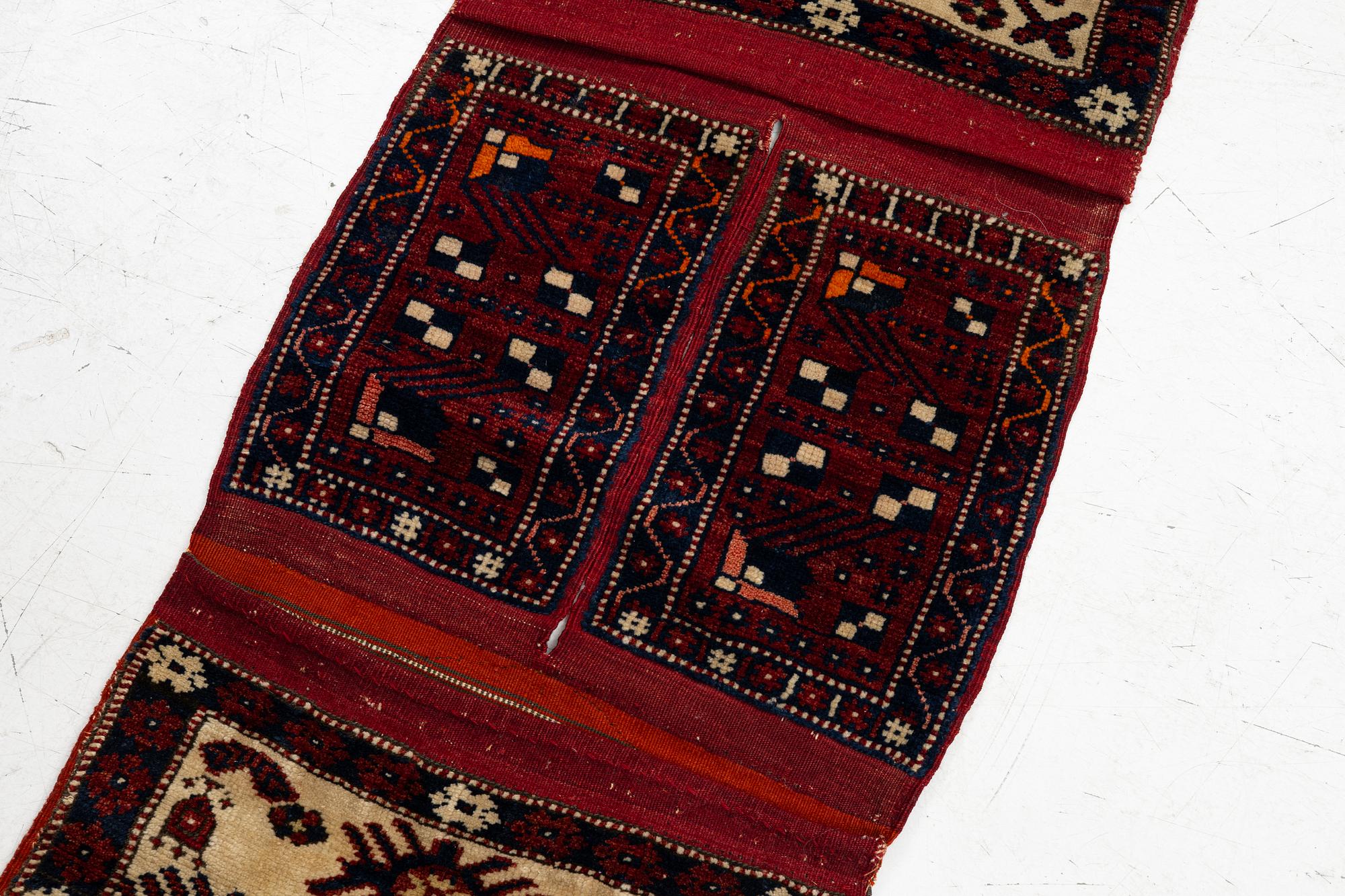 A semi-antique saddlebag, Soma/Bergama area, Western Anatolia, c. 124 x 46 cm.