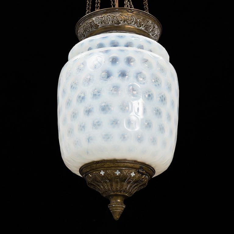 A ca 1900 ceiling light.