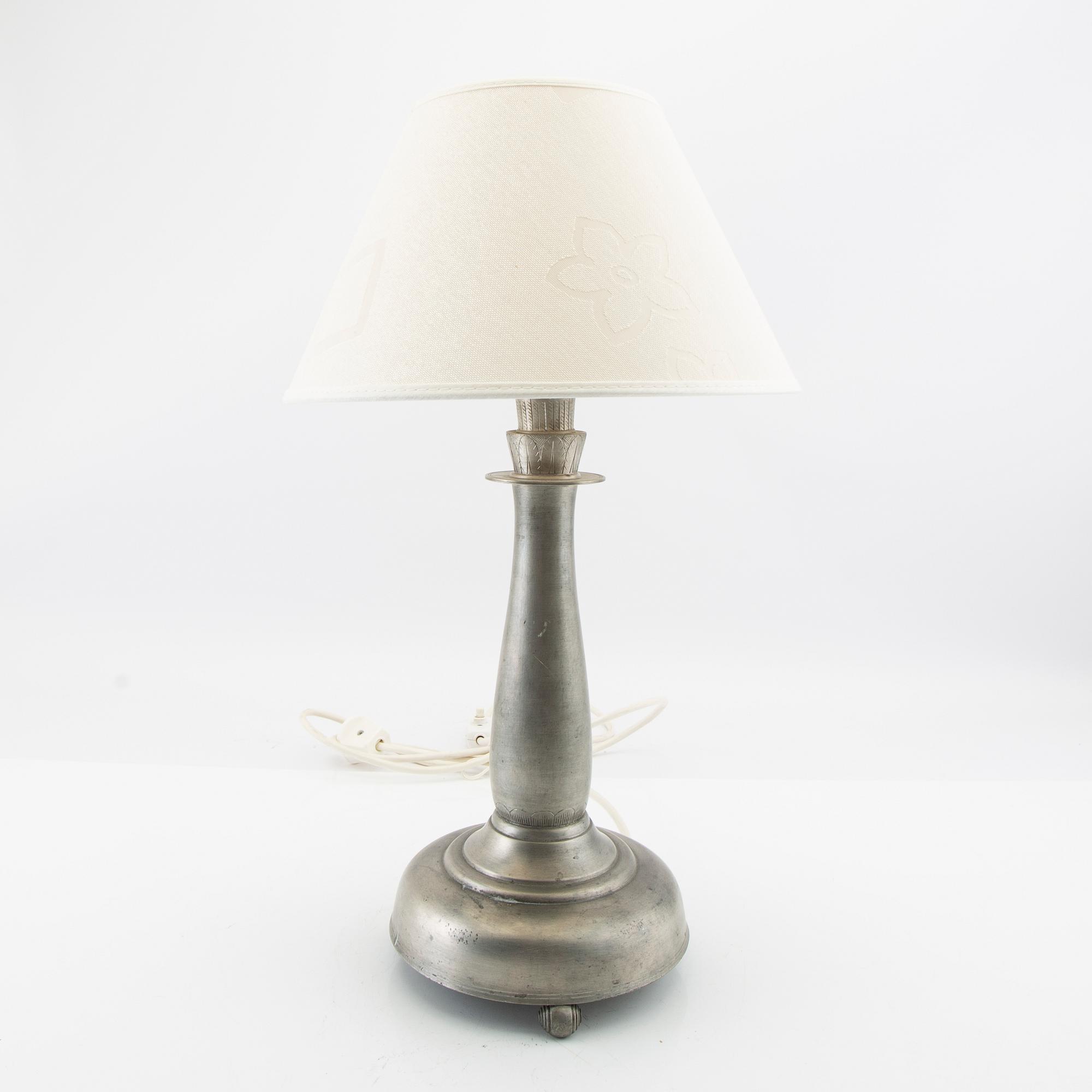 Ivar johansson, bordslampa för Astrid Aagesen Hälsingborg  1920-30-tal.