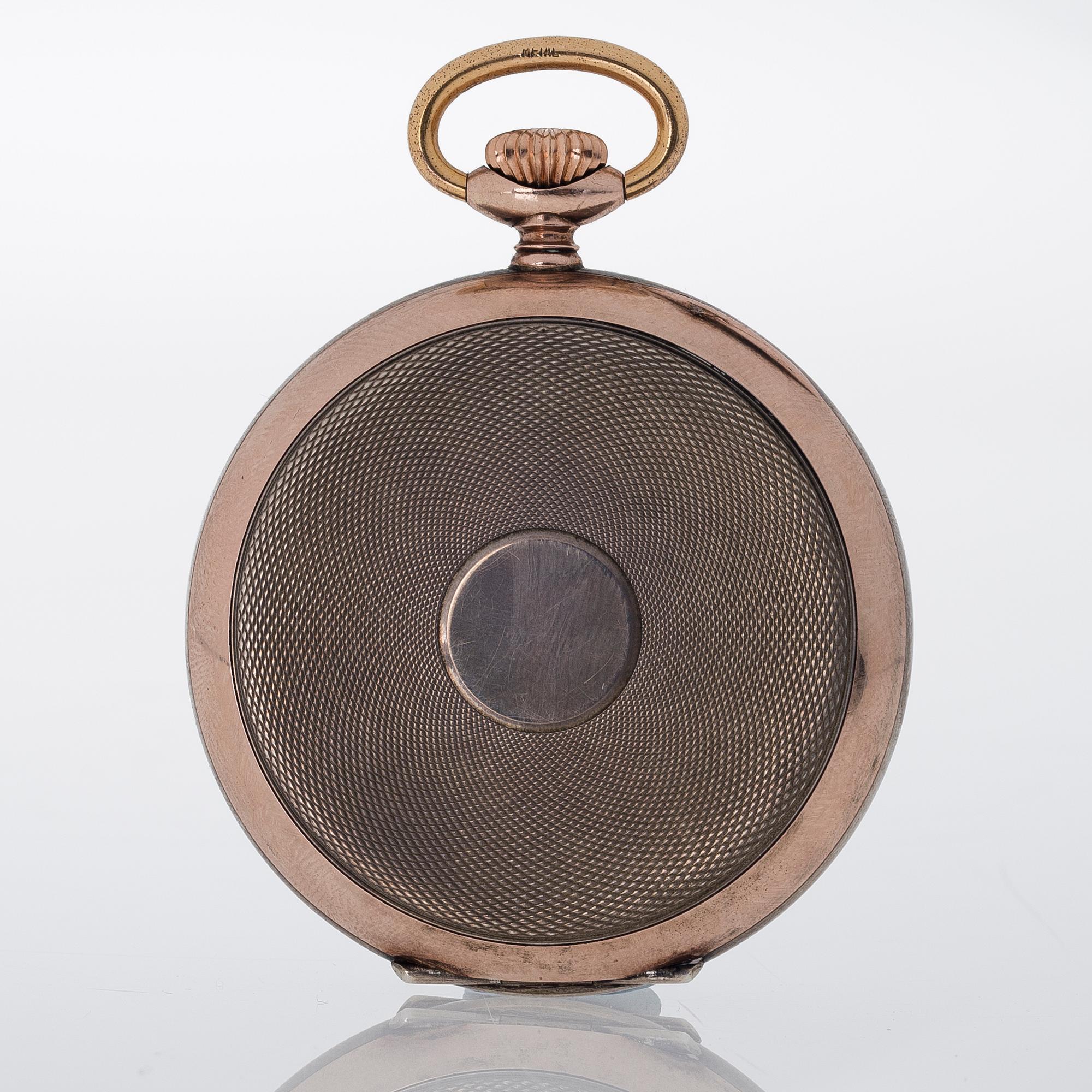POCKET WATCH, Omega, silver, early 20th century, diameter ca 5 cm.