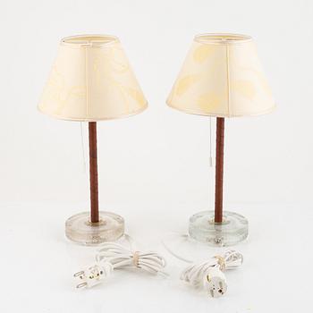 Table lamps, a pair, Falkenbergs Belysning, second half of the 20th century.