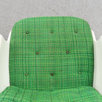 A 'Tellus' easy chair by Alf Svensson and Yngvar Sandström, Göte-Möbler, Nässjö AB, 1970's.