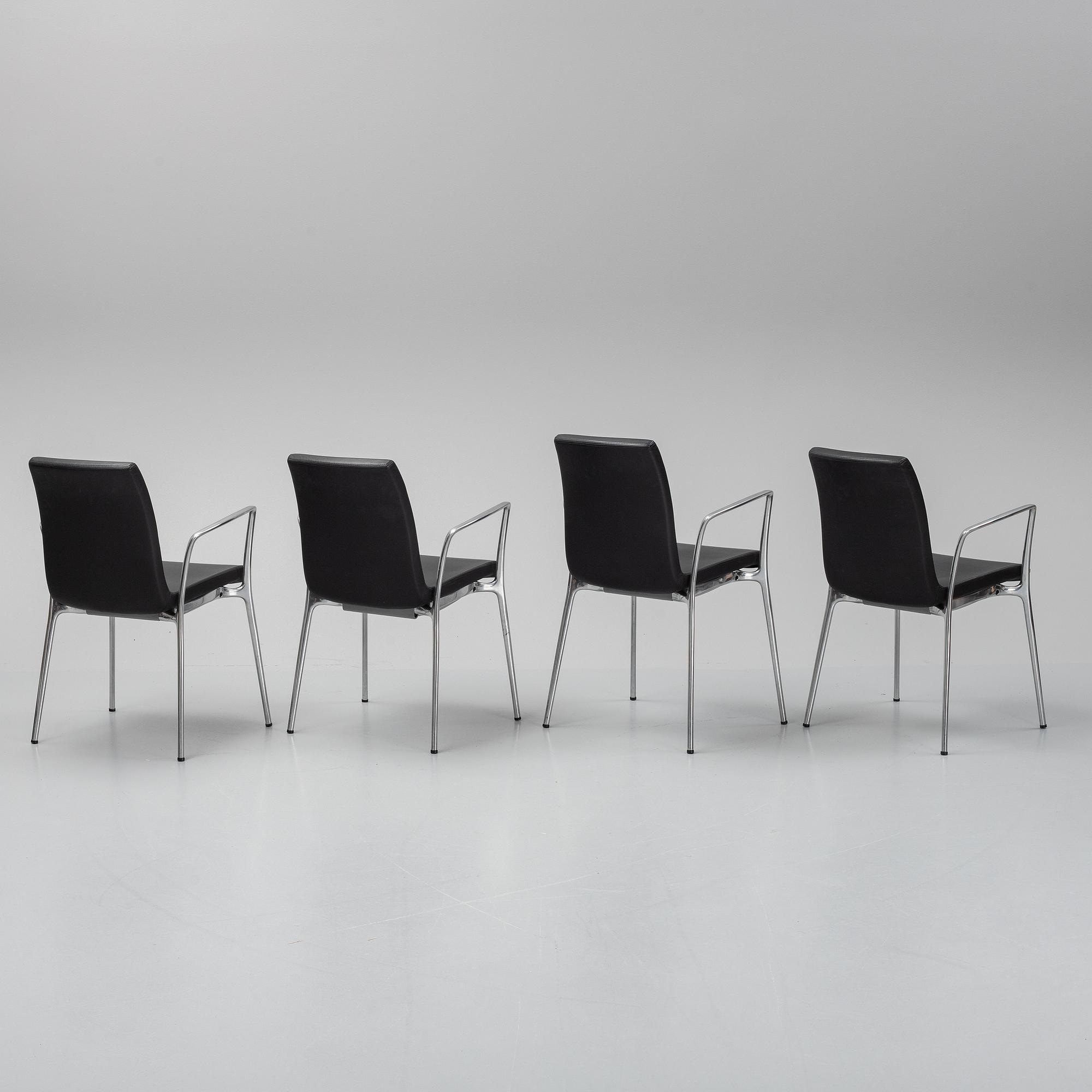 Jorge Pensi, a set of 4 'Gorka' chairs.
