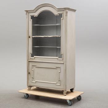 A painted display cabinet, second half of the 19th century.