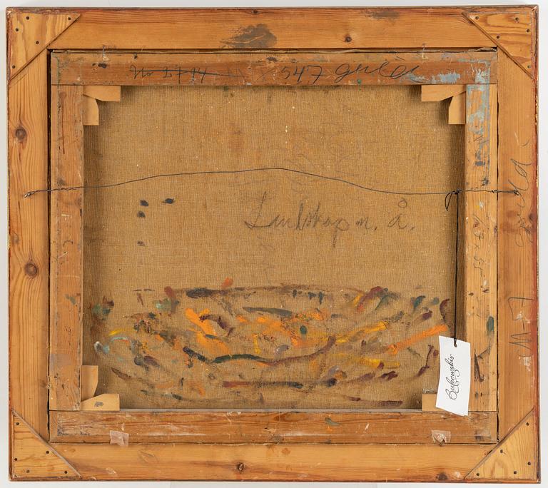 Alf Lindberg, oil on canvas, signed and dated -37.