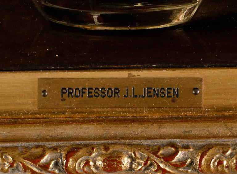 Johan Laurentz Jensen, Still life with summer flowers in a glass vase.