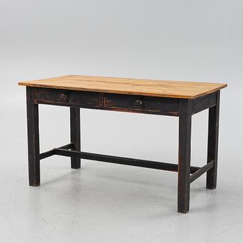 A 20th century wooden table.