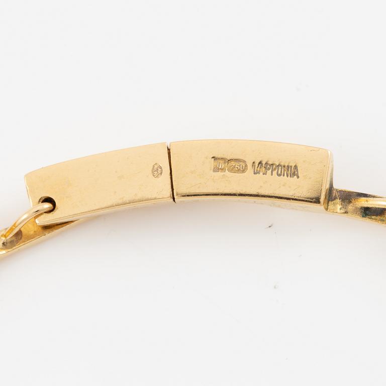 Lapponia, design Björn Weckström, collier, "Tundra", 18K guld.