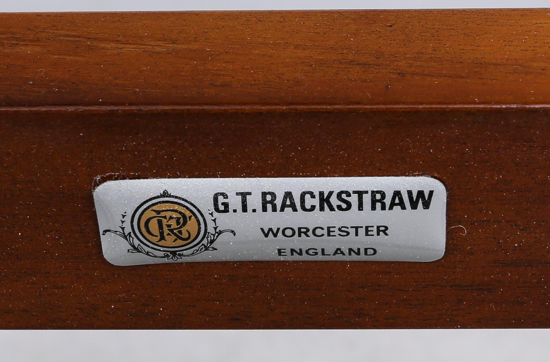 STOLAR, 10 st, G.T. Rackstraw, England, 1900-talets andra hälft.