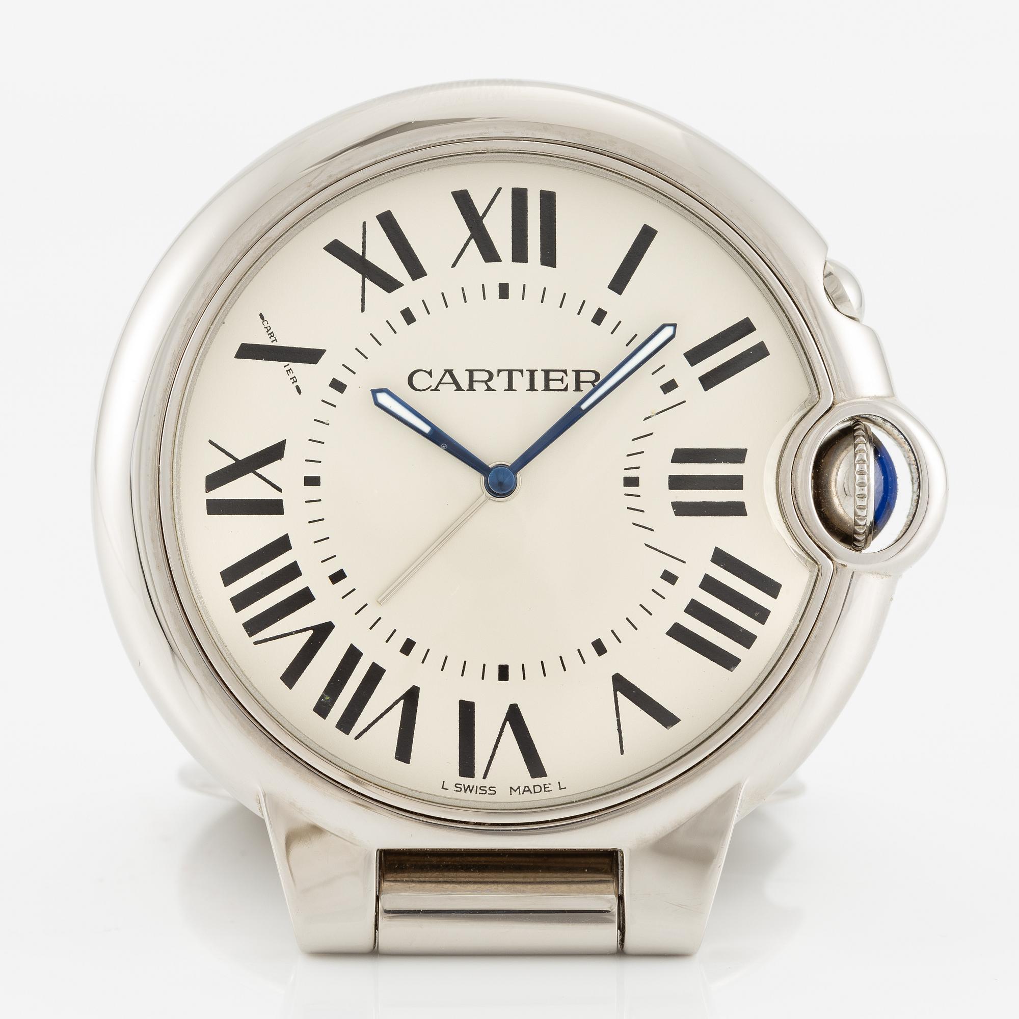 Cartier, Ballon Bleu de Cartier, travel clock, 59 mm.