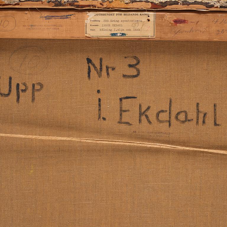 Inger Ekdahl, "Målning I" (Painting I).