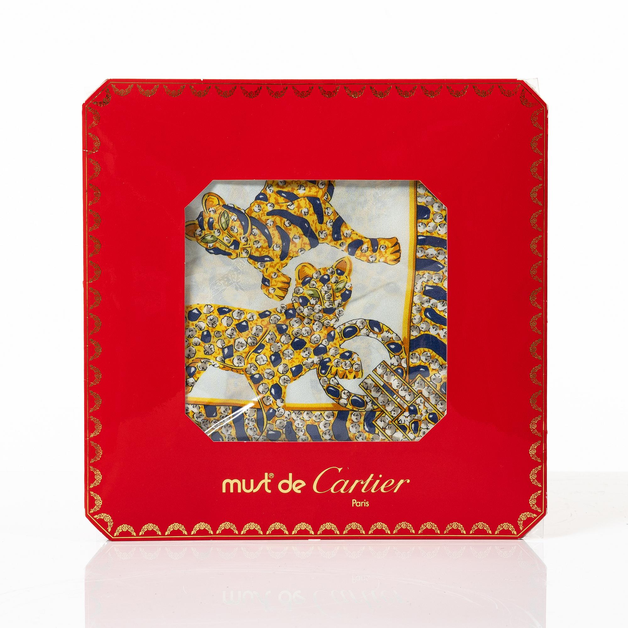 Cartier, a 'Savane Africaine' scarf.