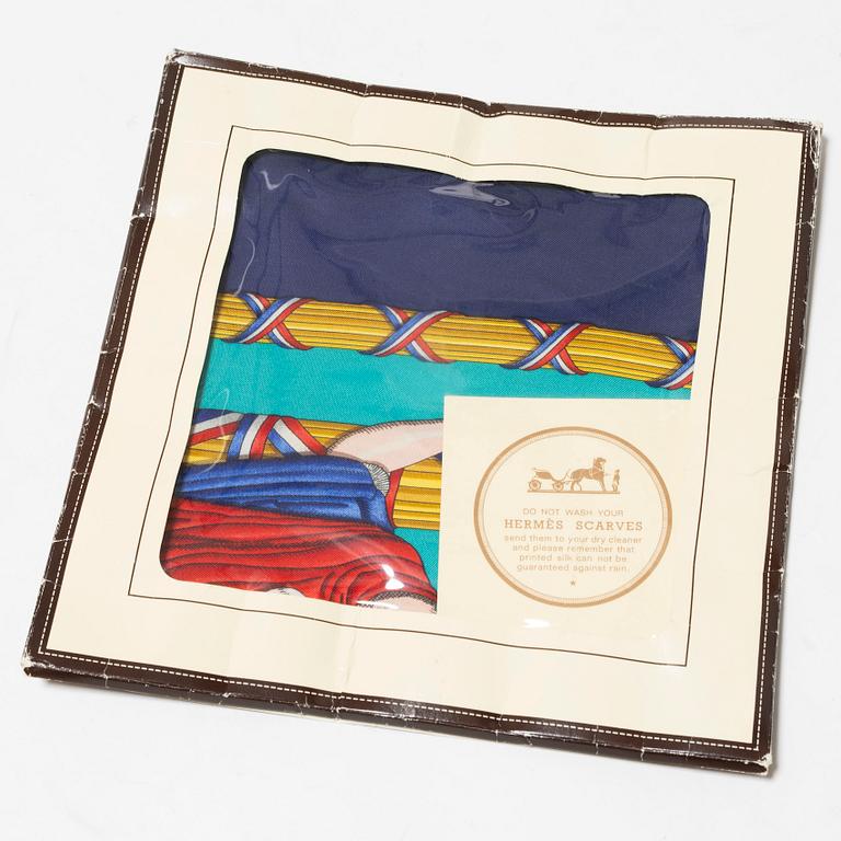 Hermès, scarf, "1789 Liberté Égalité Fraternité".