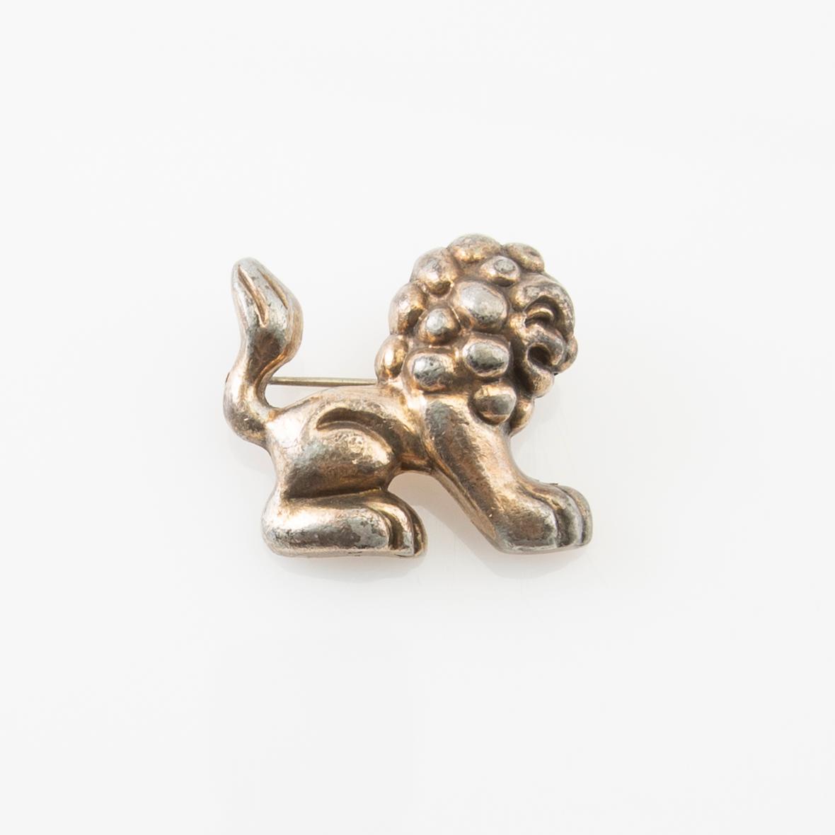 Anna Petrus, Brooch in pewter, for the company Svenskt Tenn.
