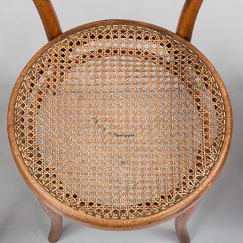 3 charir, among one is marked Thonet from the early 20th century.