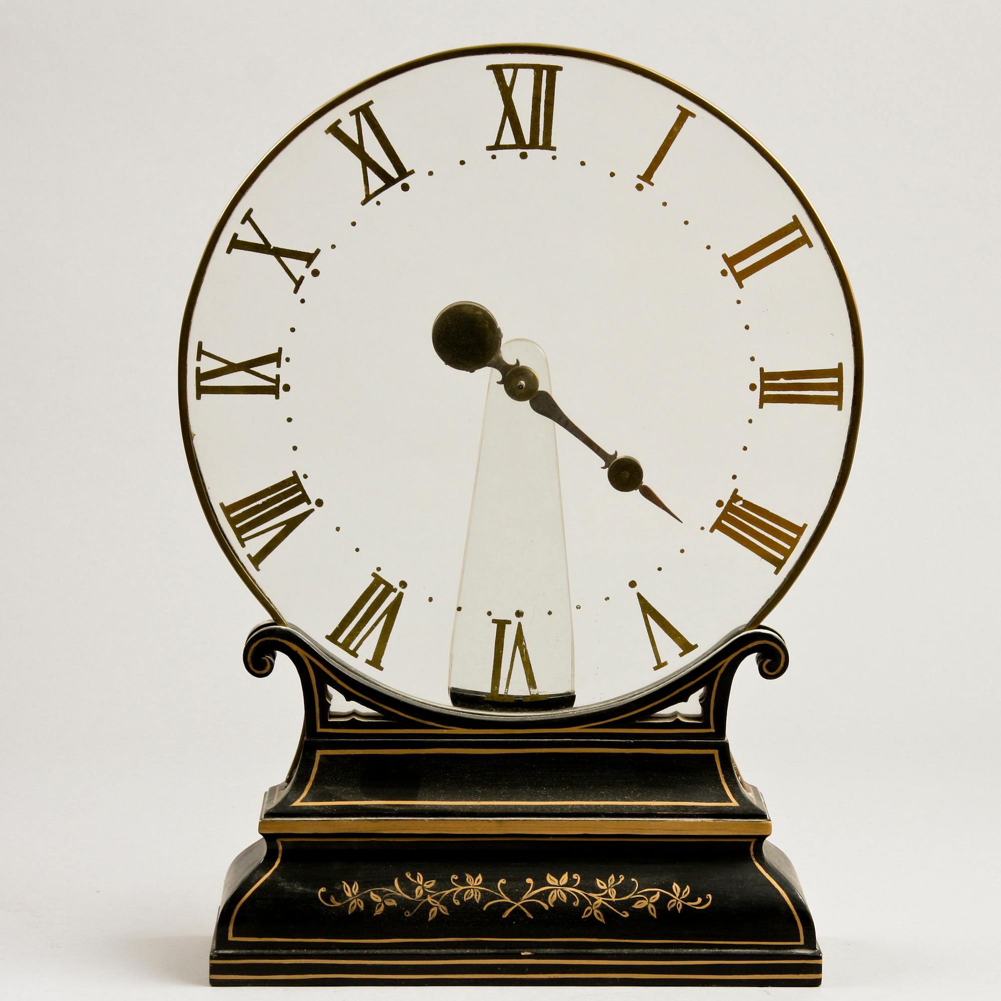 BORDSUR, "Mystery clock", 1800-tal.