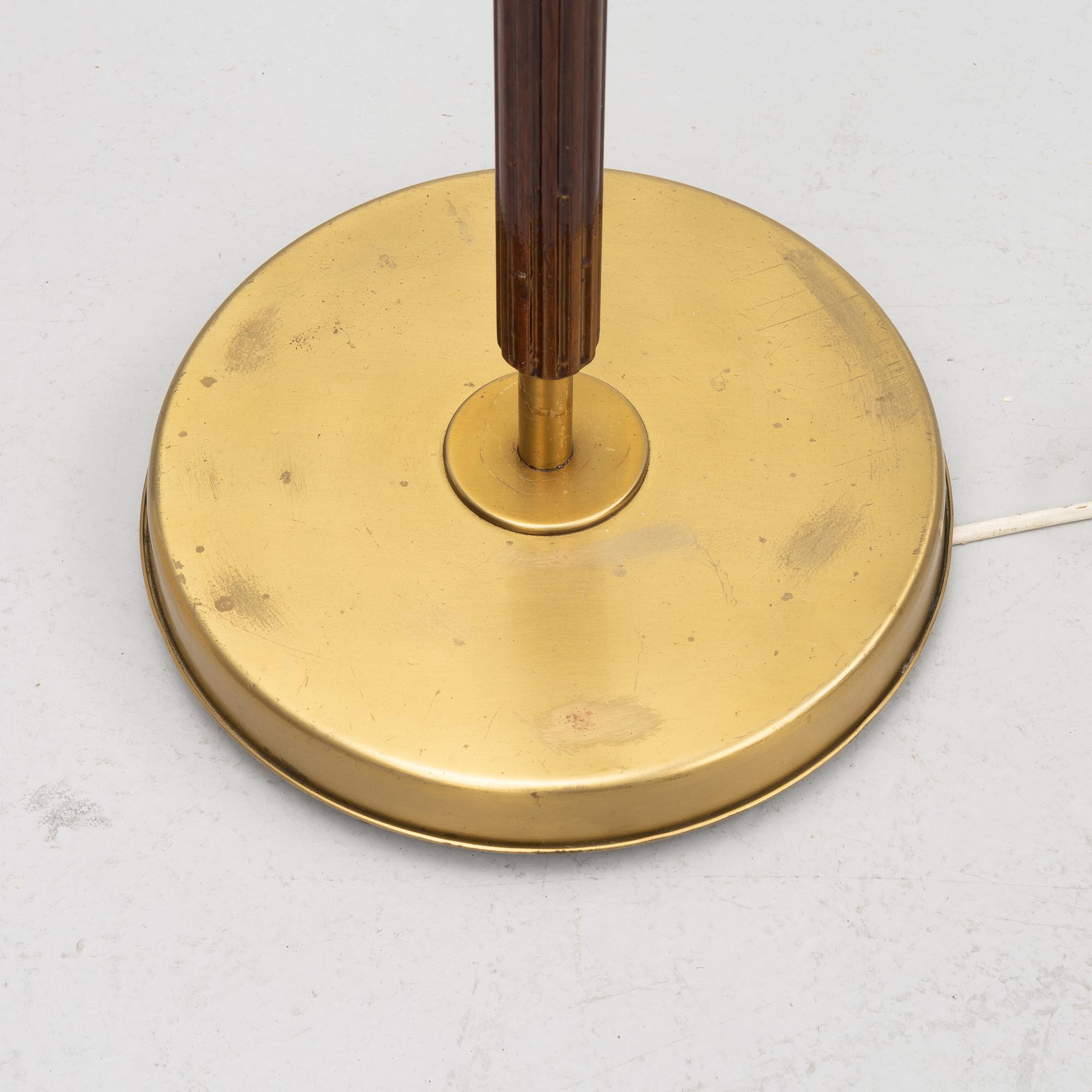 Hans Bergström, a model 526 floor lamp, Ateljé Lyktan, 1940's.