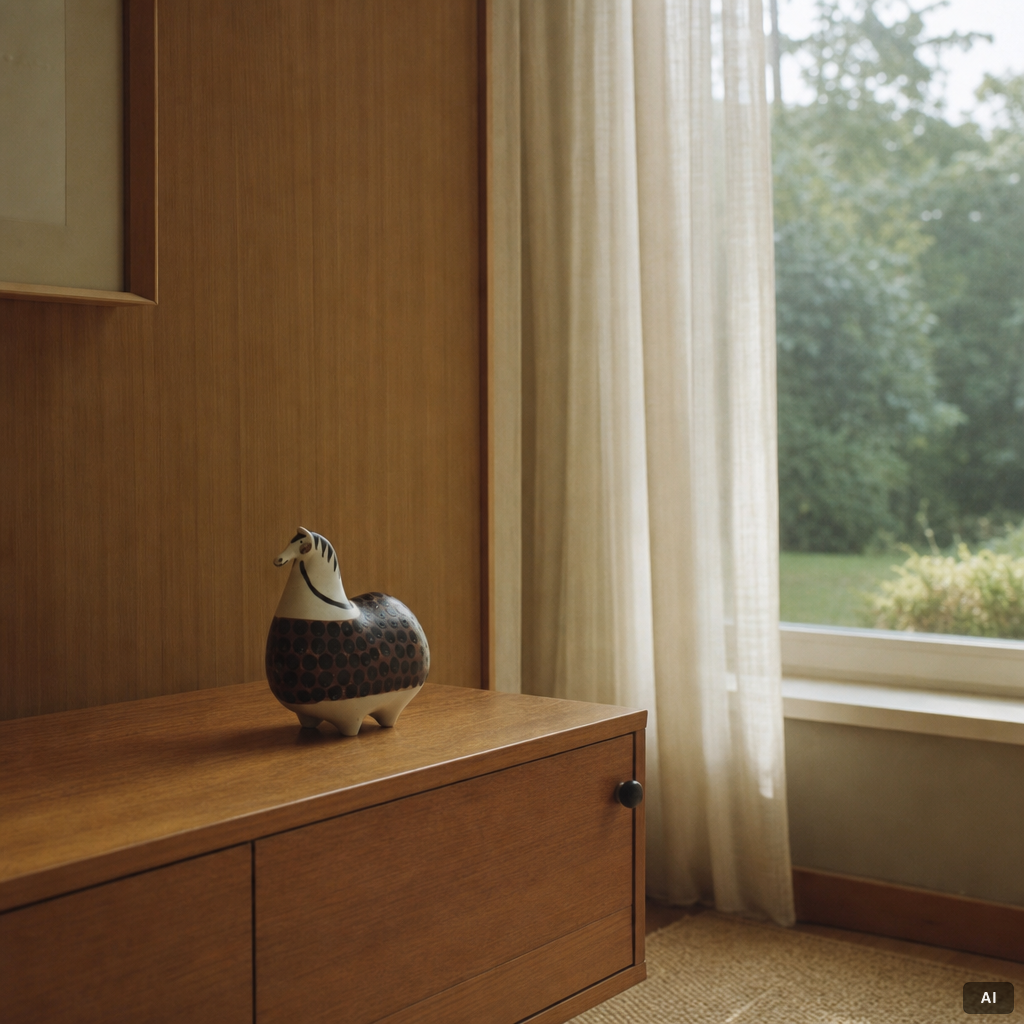 Stig Lindberg, “Springare”, a stoneware sculpture, Gustavsberg Studio.