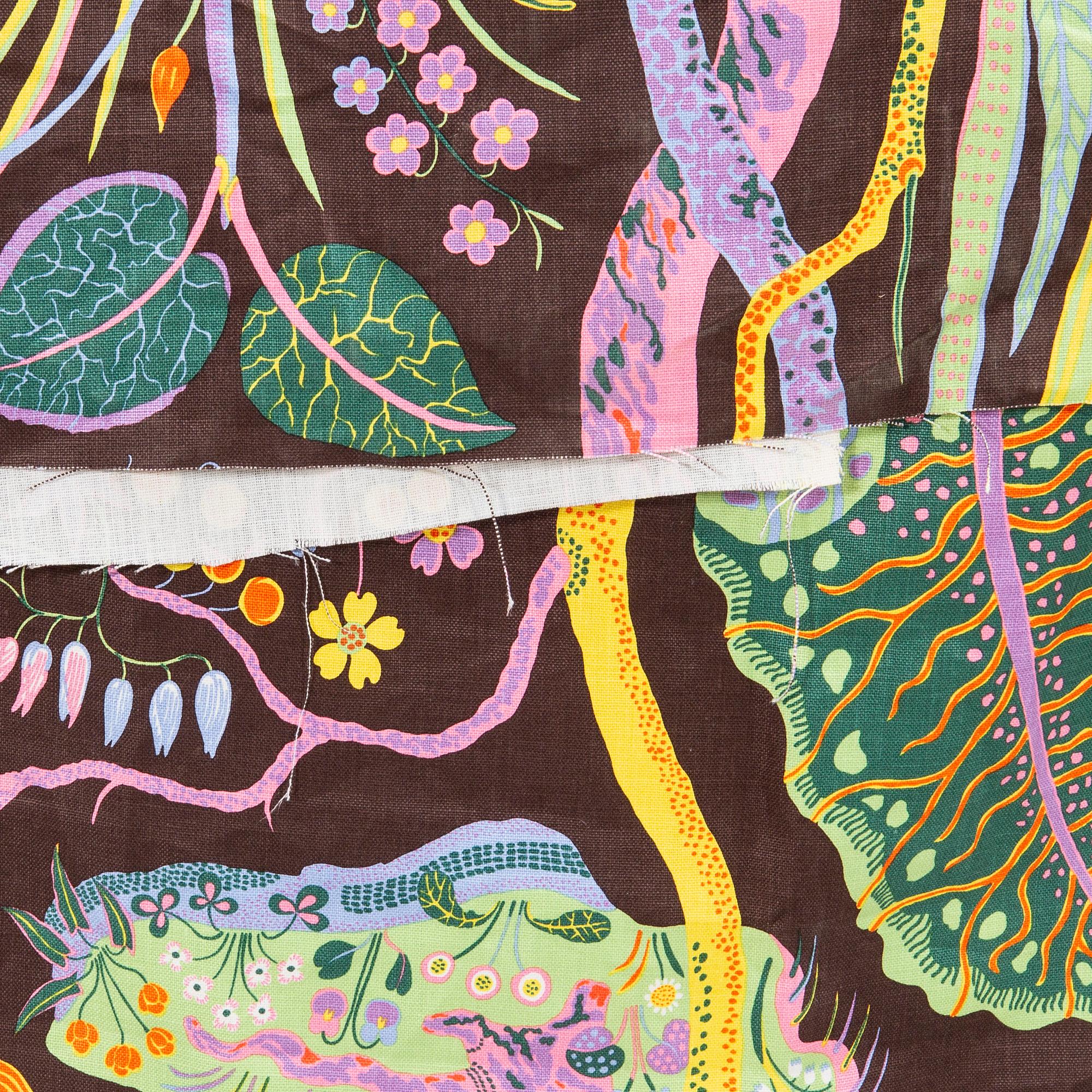 Josef Frank, Textil "Hawaii, linne ca  140x400 cm (uppskattad).