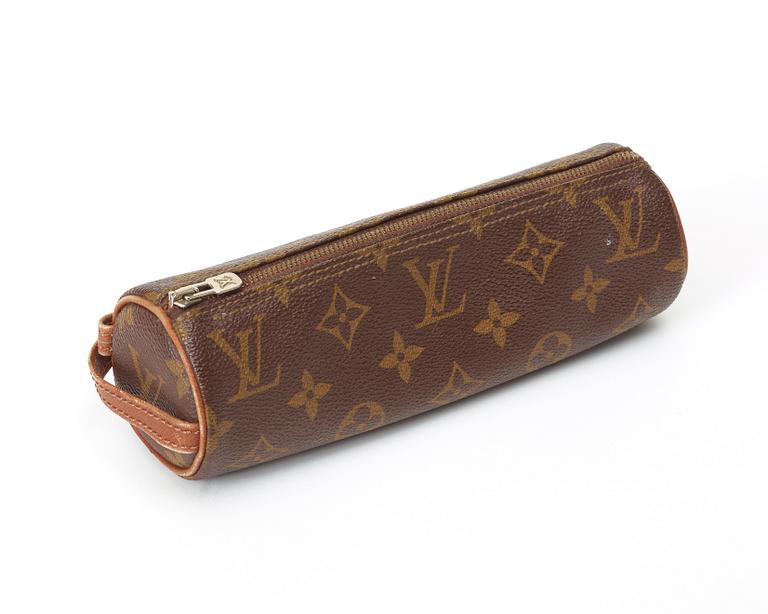 A monogram canvas briefcase and pencil-case by Louis Vuitton,