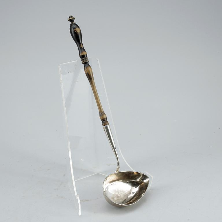 SOPPSLEV, silver, troligen Gustaf Folcker, Stockholm, 1826.