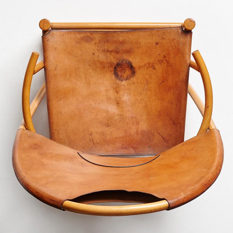 Werther Toffolino & Piero Palange, a "Hoop" easy chair for Germa, Italy 1970's.