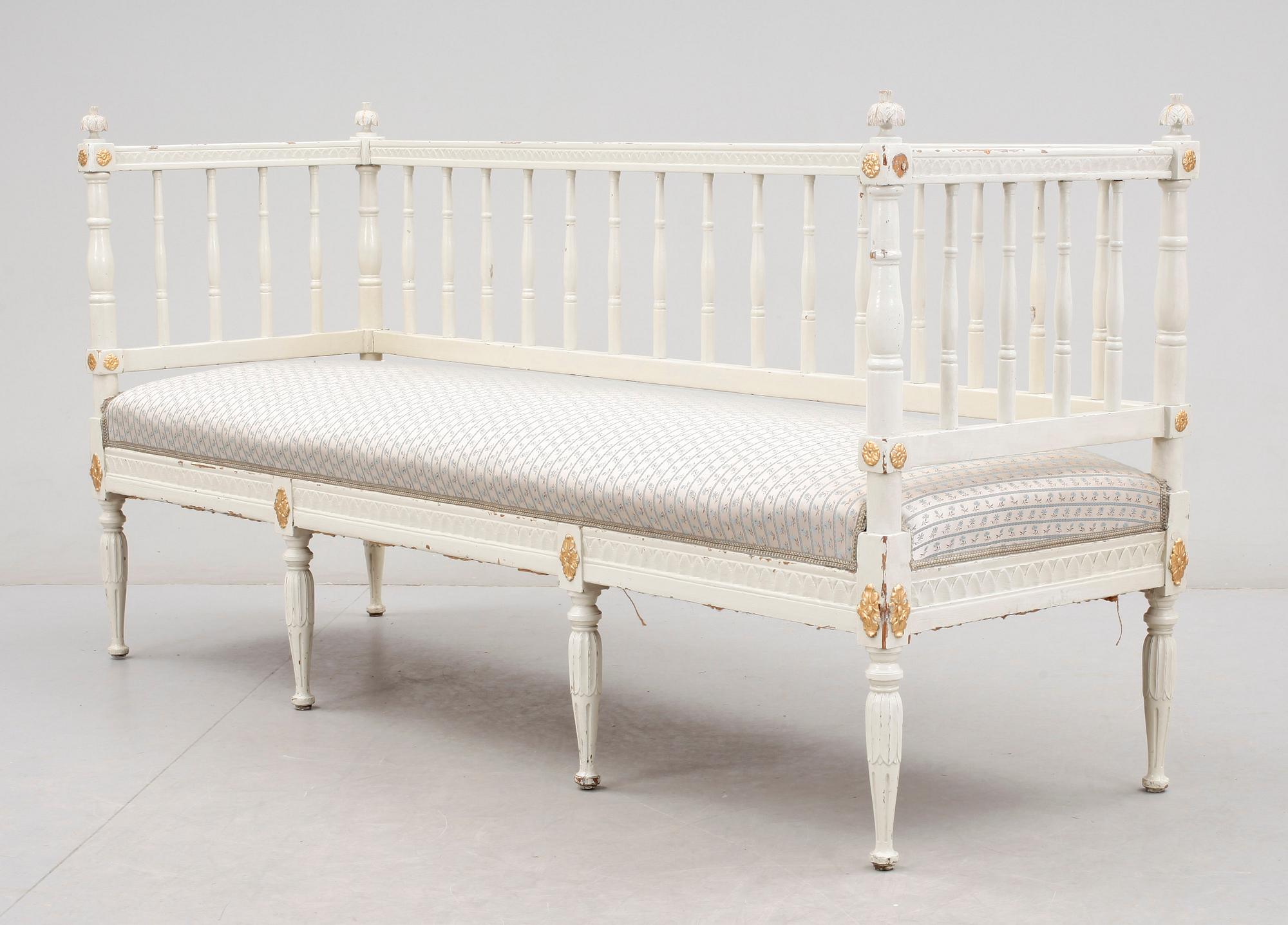 SOFFA, sengustaviansk, omkr 1800.